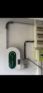 Installation borne de recharge IRVE
