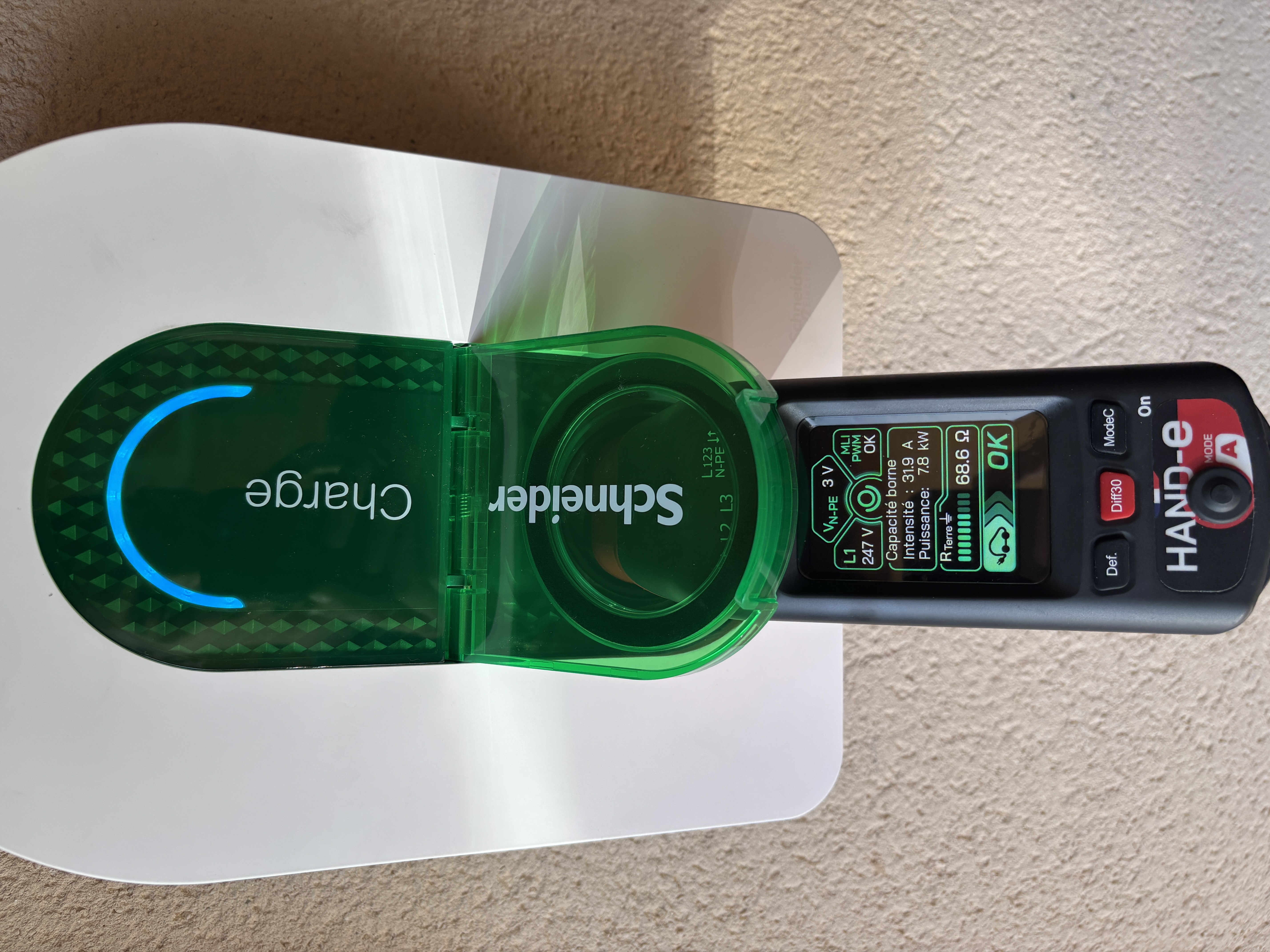 Contrôle borne de recharge IRVE