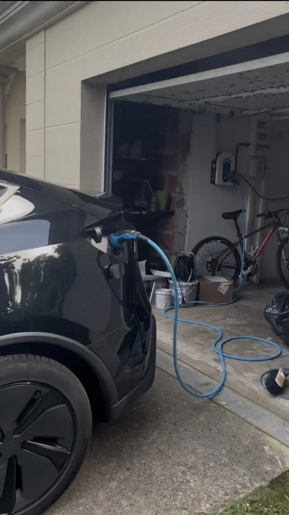 Installation borne de recharge IRVE